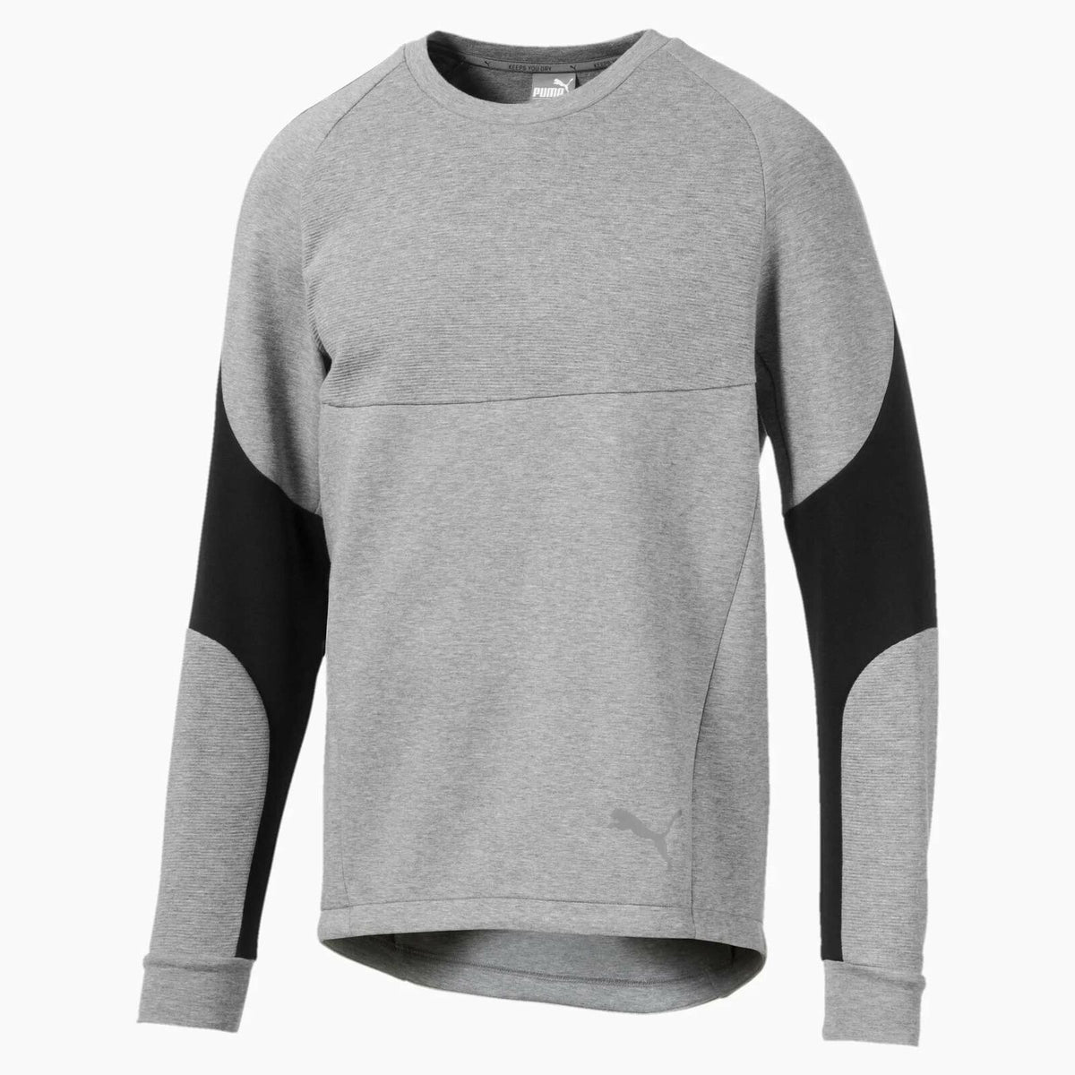 Puma Evostripe Mens Grey Jumper