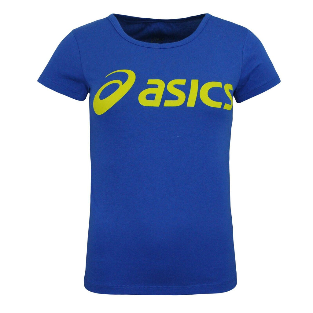 Asics Logo Womens Blue T-Shirt