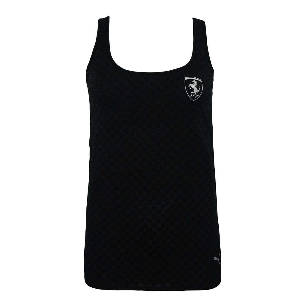 Puma Womens Ferrari Black Tank Top