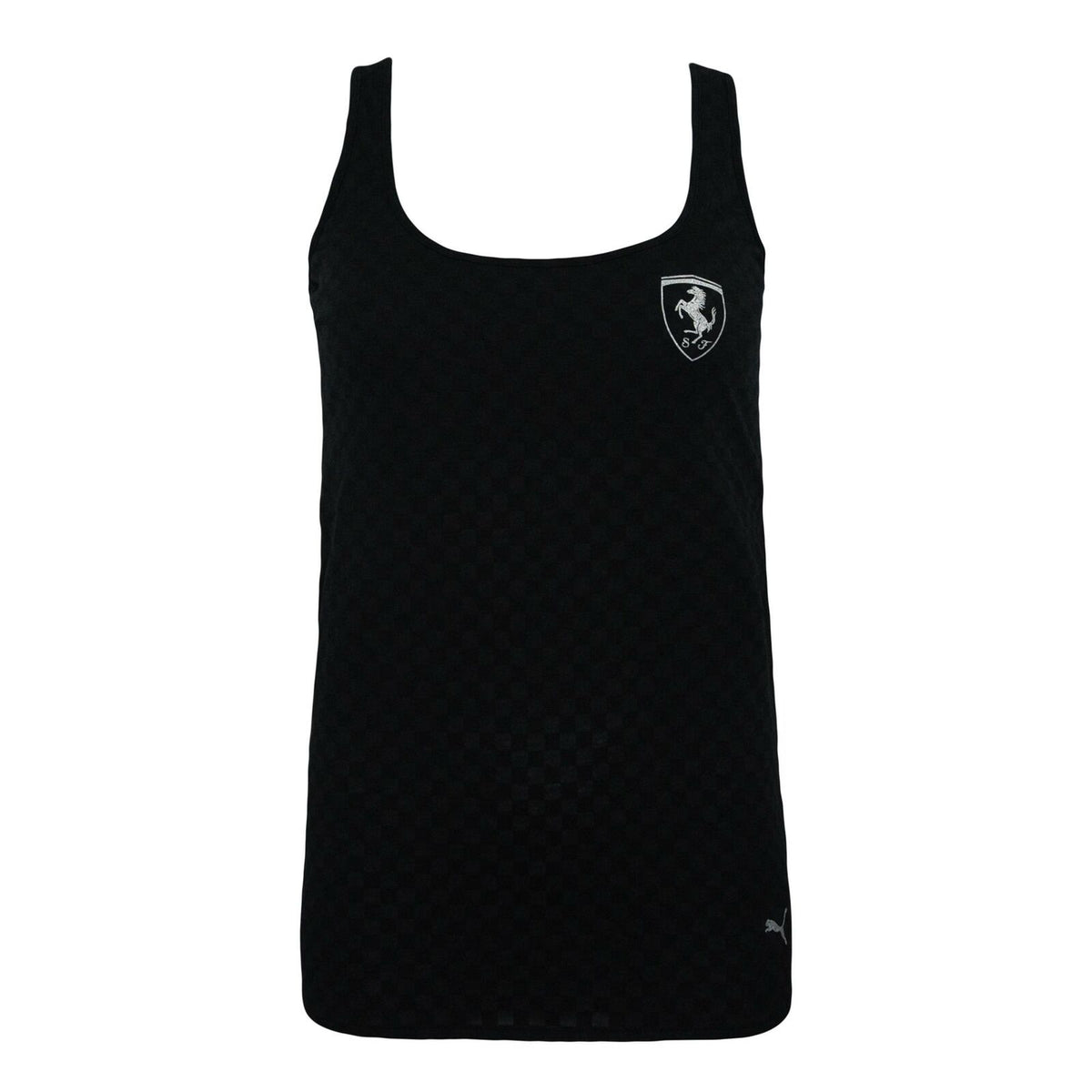 Puma Womens Ferrari Black Tank Top