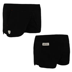 Puma Ferrari Womens Black Gym Shorts