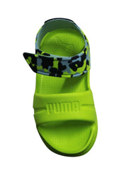 Puma Wild Injex Camo Lime Toddlers Open Toe Sandals