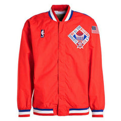 Mitchell & Ness NBA All Star 1991 Warm Up Red Jacket - Mens