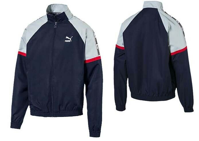 Puma XTG Blue Woven Track Jacket - Mens