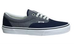 Vans Off The Wall MLX Chambray Blue Low Lace Up Plimsolls Shoes - Mens