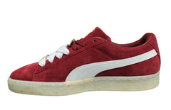 Puma Suede Classic BBoy Womens Red Low Trainers