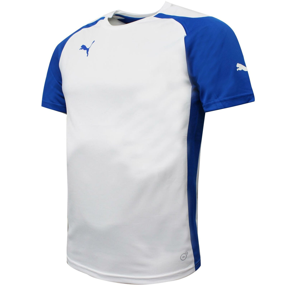 Puma Speed Mens White/Blue T-Shirt