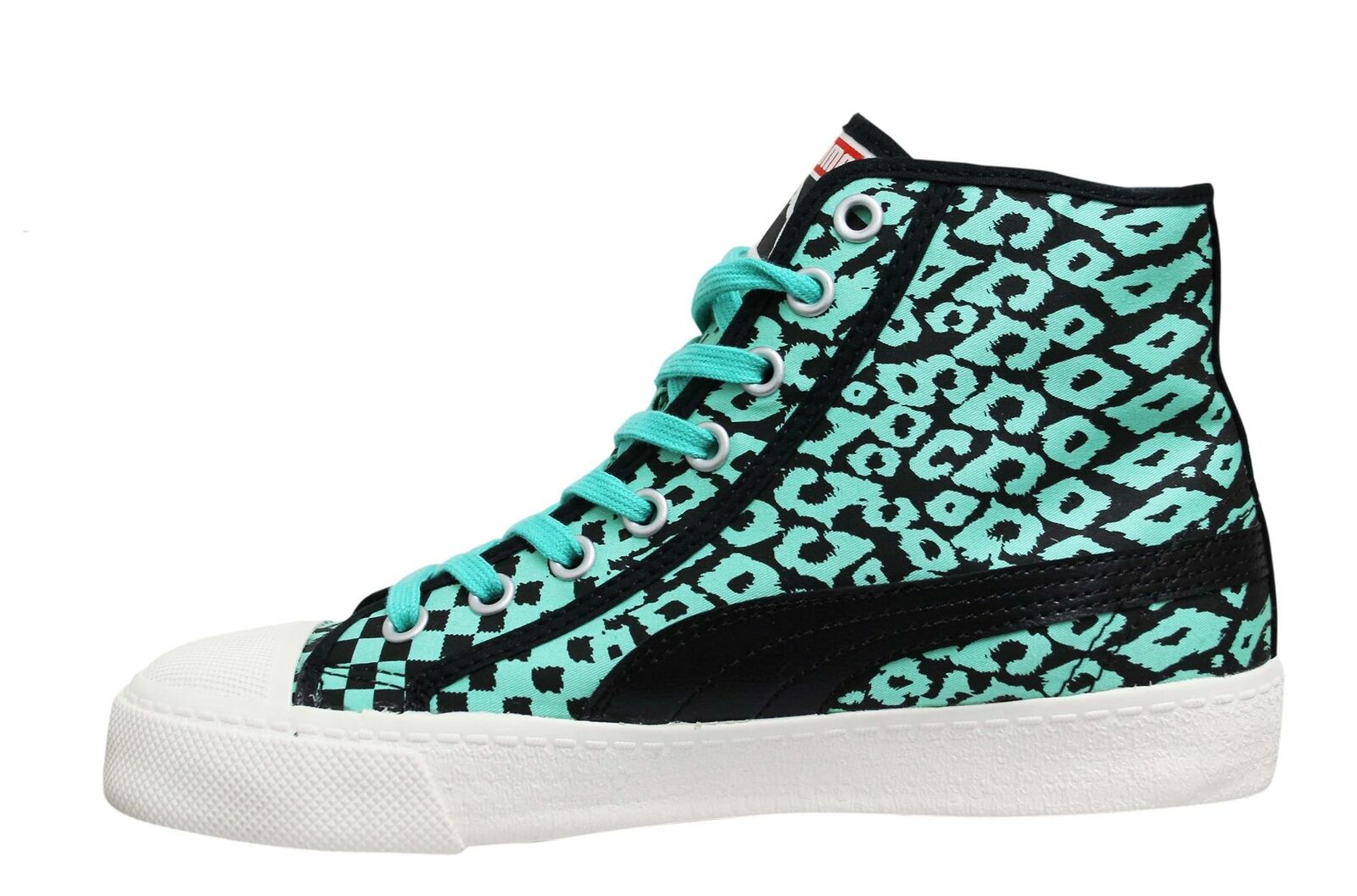 Puma Ibiza Mid Unisex Green Leopard Print Trainers