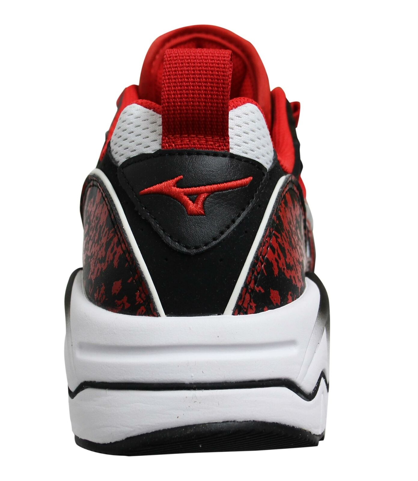 Mizuno Sport Style Wave Rider 1 Mens White/Red Trainers