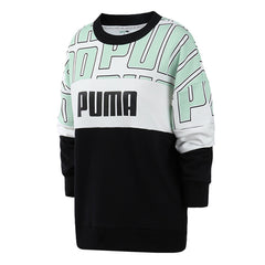 Puma Womens Crew AOP Sweatshirt Colourblock Jumper 598241 32