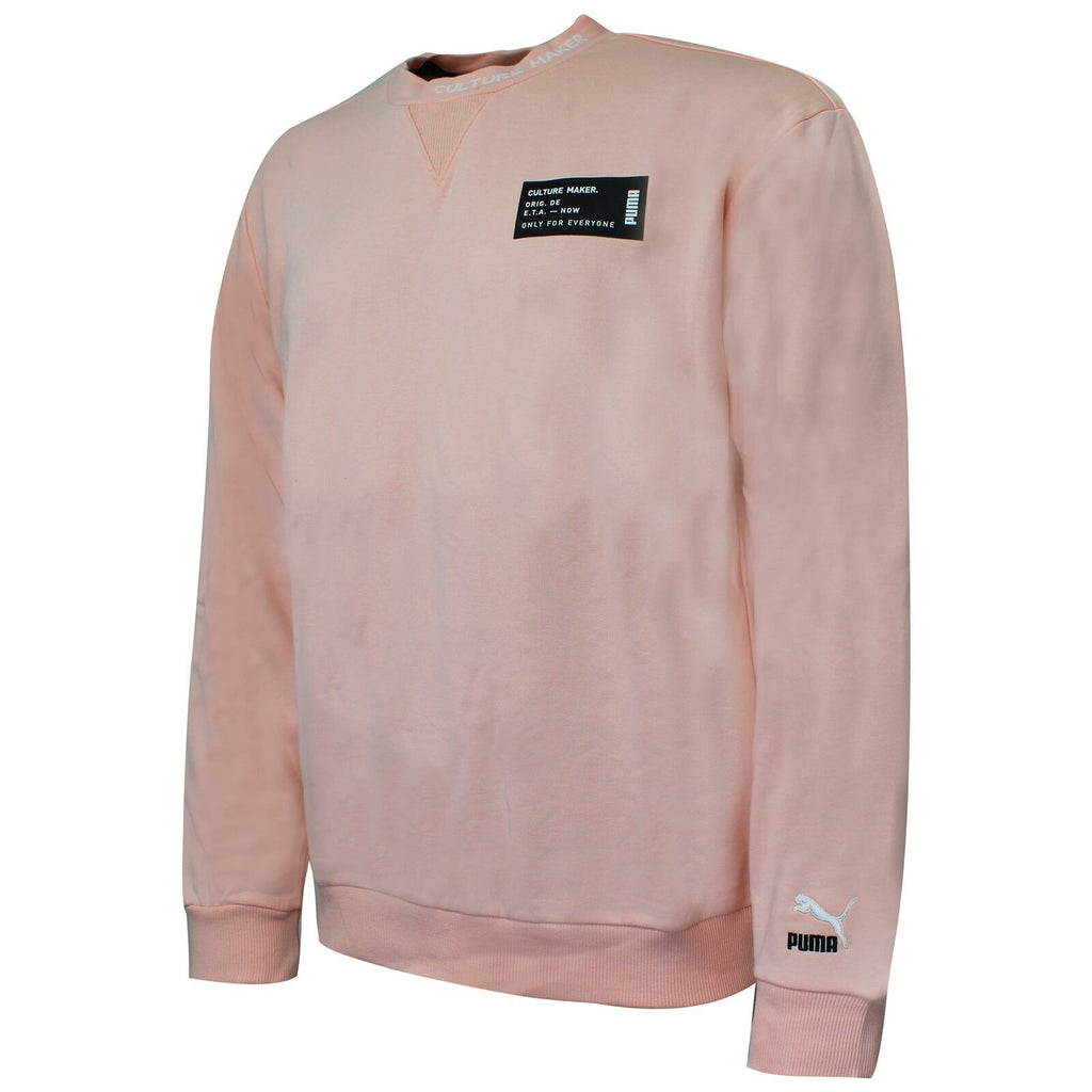 Puma Culture Maker Mens Pink Sweater