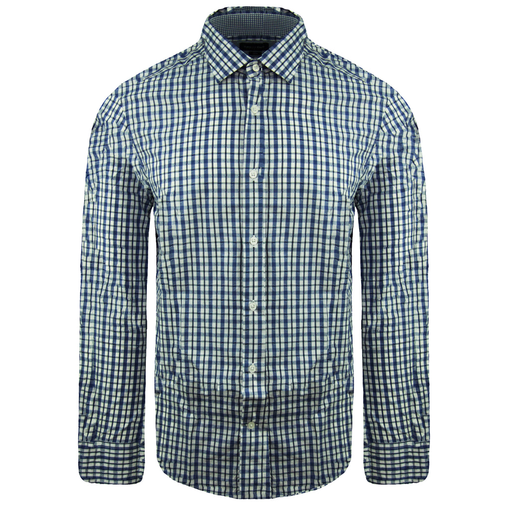 Eden Park Paris Slim Mens Blue/White Shirt