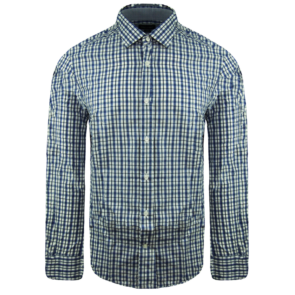 Eden Park Paris Slim Mens Blue/White Shirt