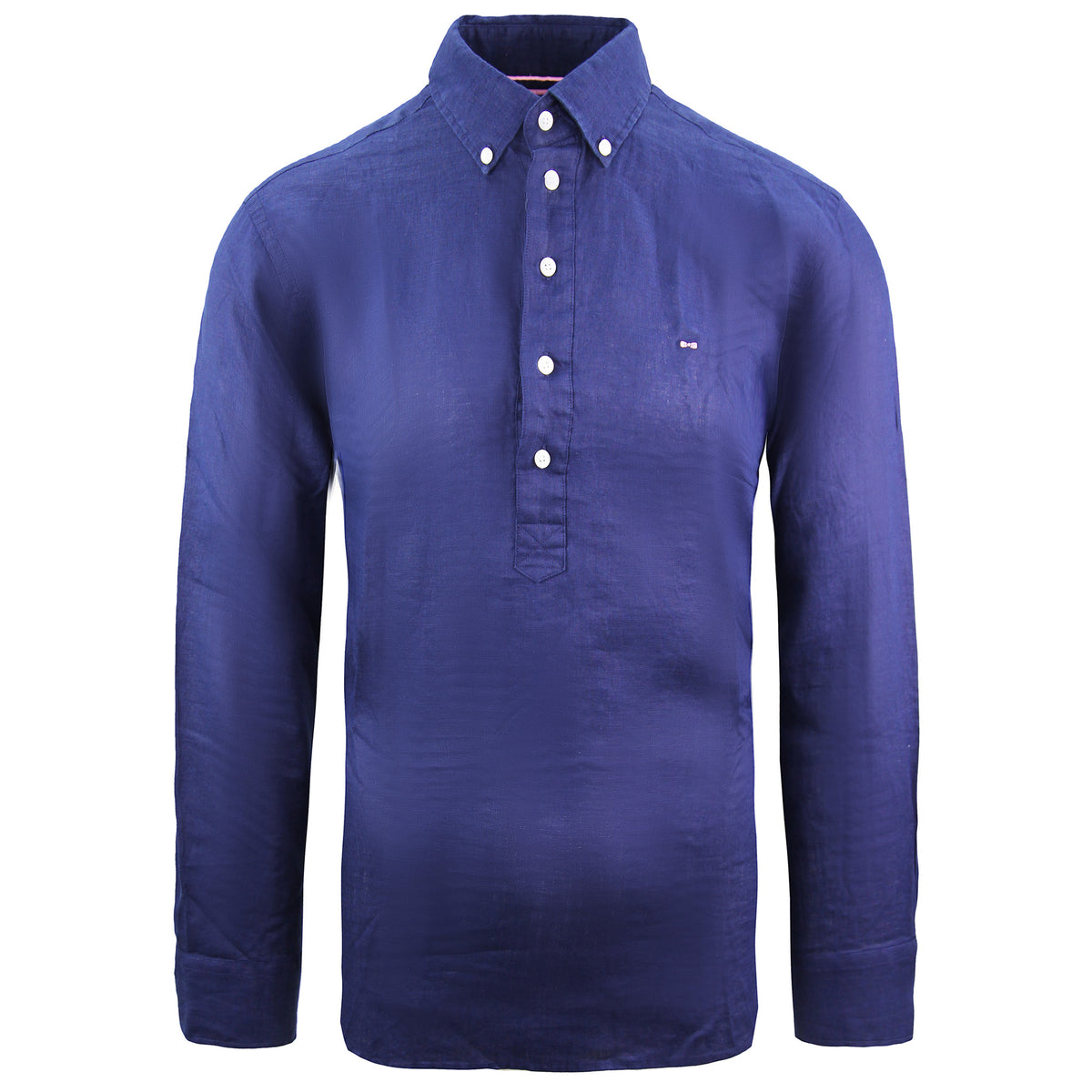 Eden Park Paris Regular Mens Navy Linen Shirt