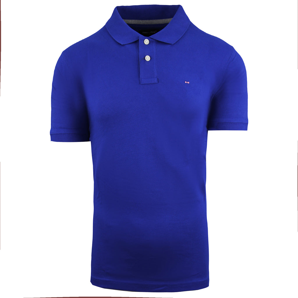 Eden Park Paris Cotton Blue Polo Shirt