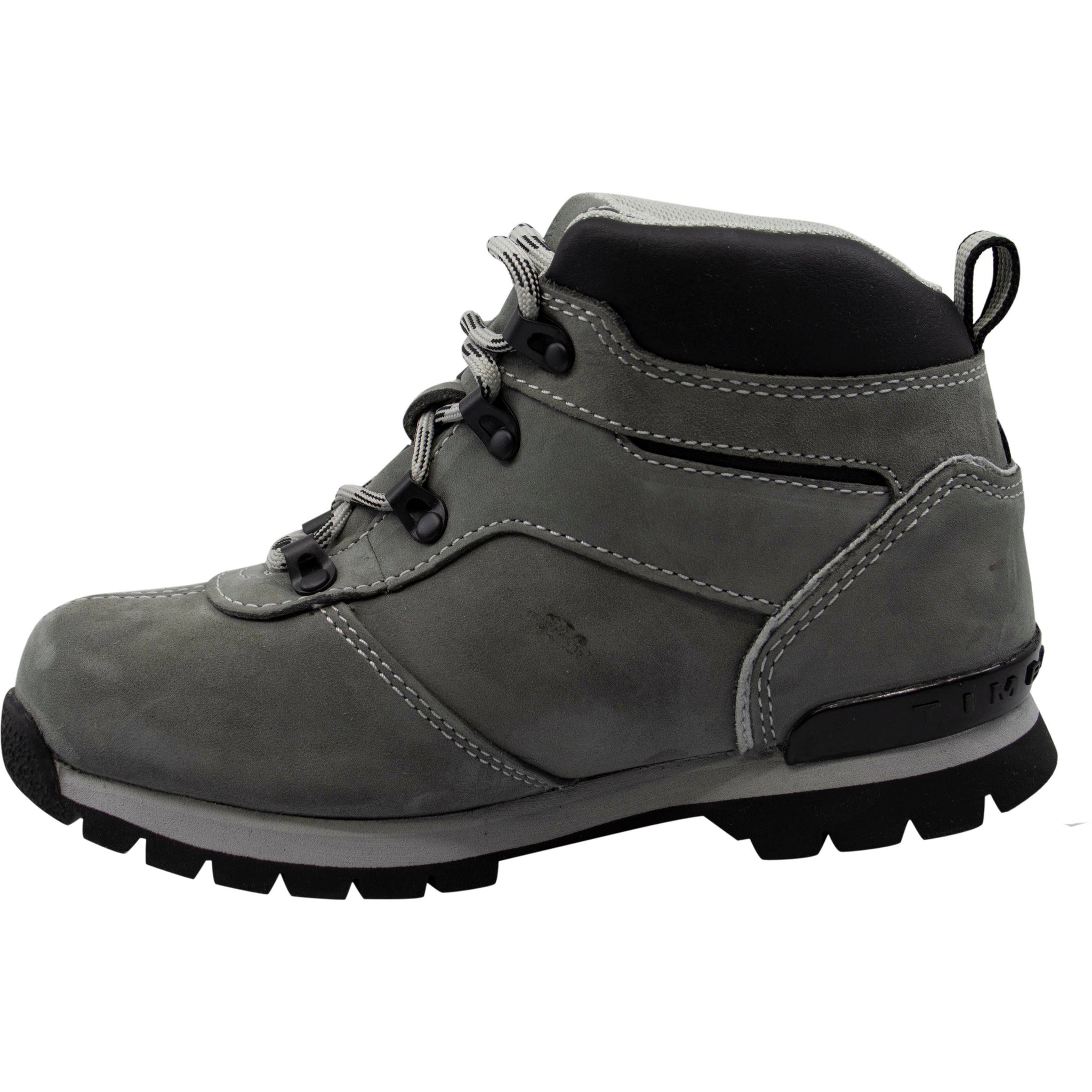 Timberland Splitrock 2 Grey Leather Lace Up Youths Boots A19K6