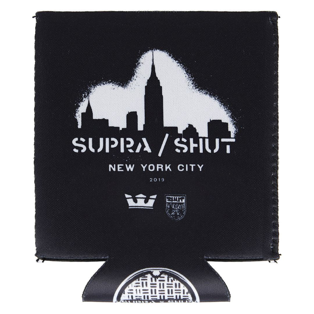 Supra New Your City Black White Shut Kozzie Cup Holder