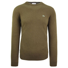 Lacoste Wool Mens Green Sweater