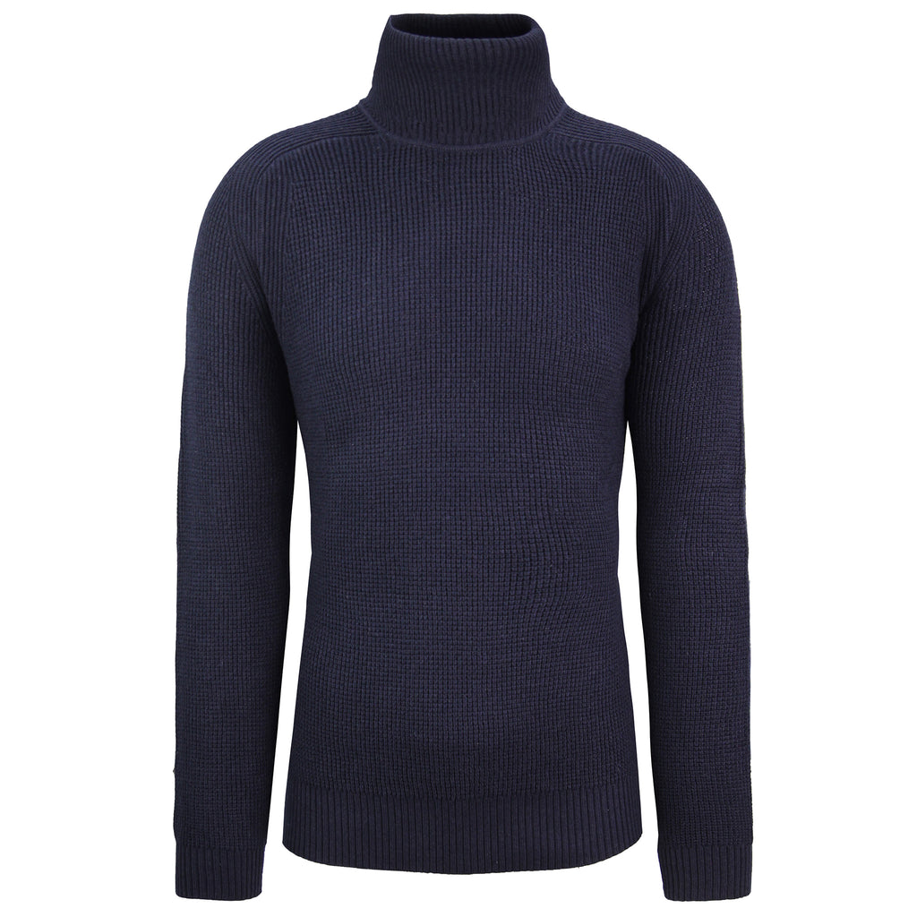 Lacoste Plain Mens Navy Sweater