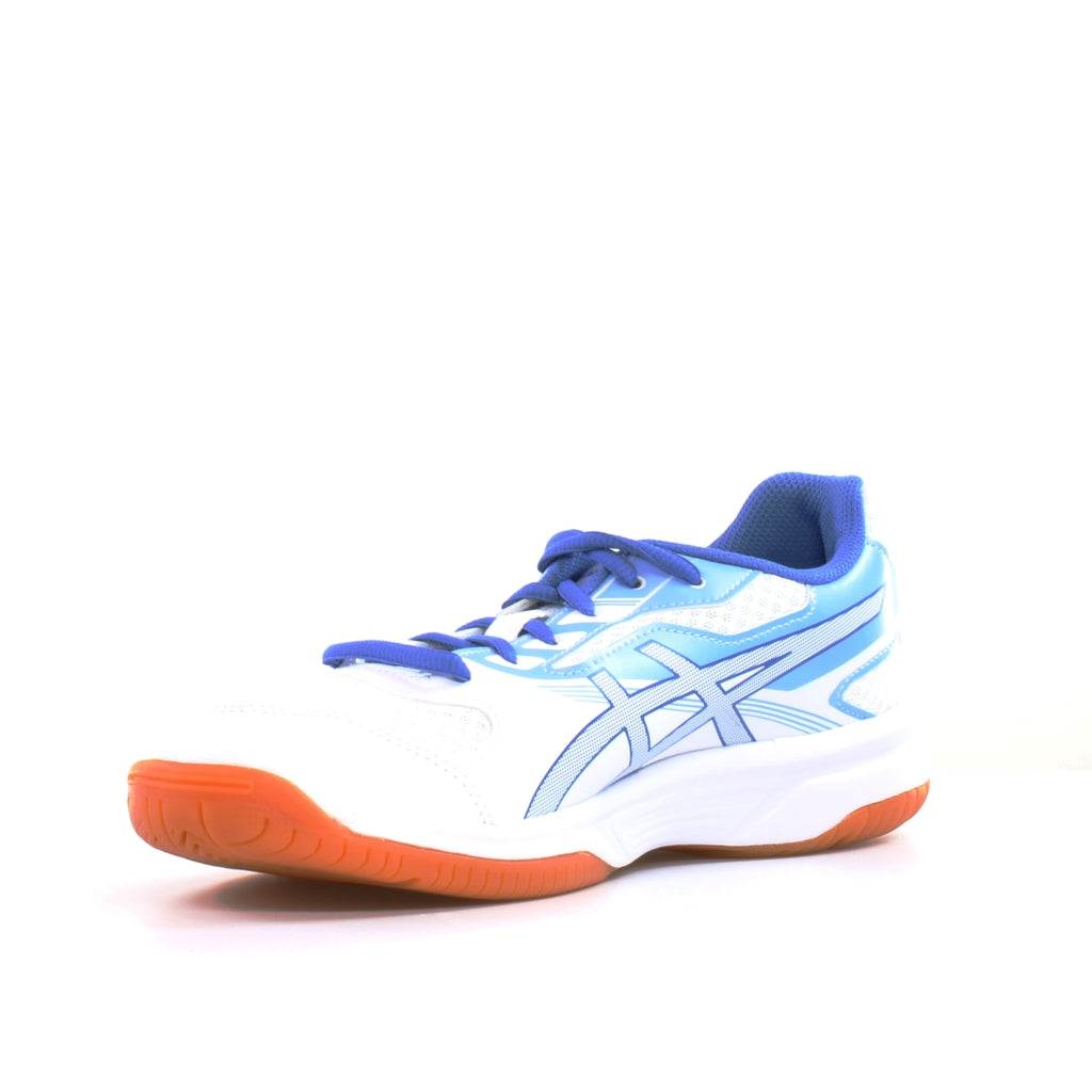 Asics Upcourt 2 Womens White/Blue Trainers