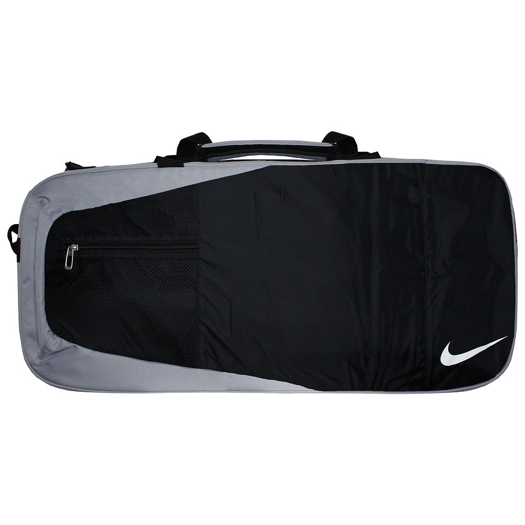 Nike Logo Mens Black/Grey Duffel Bag