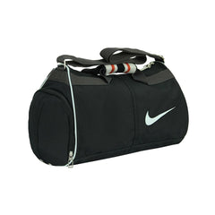 Nike Logo Adjustable Straps Black Unisex Training Shoulder Duffle Bag BA1992 059