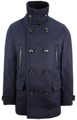 Lacoste Wool Mens Navy Blazer Jacket