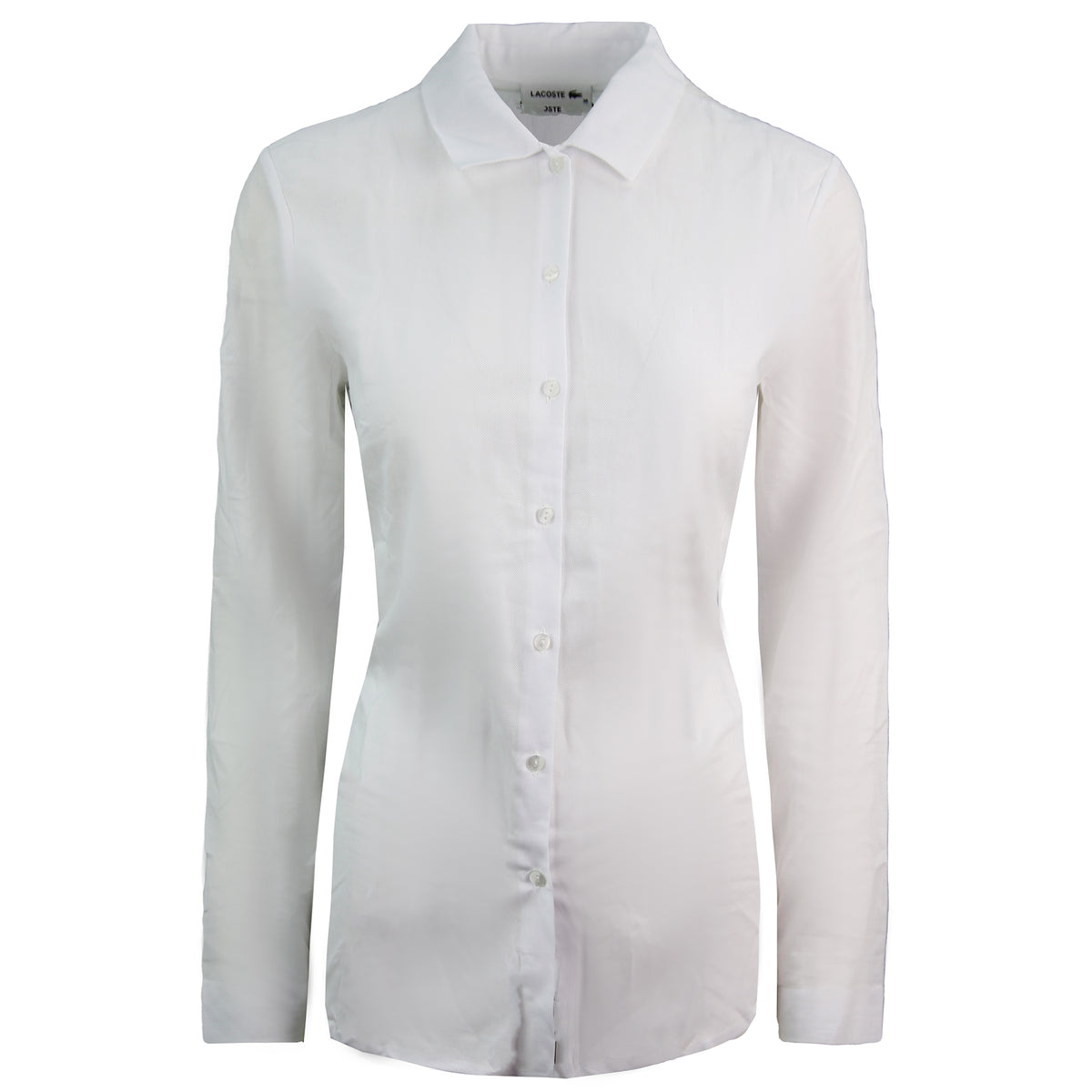 Lacoste Plain Womens White Shirt