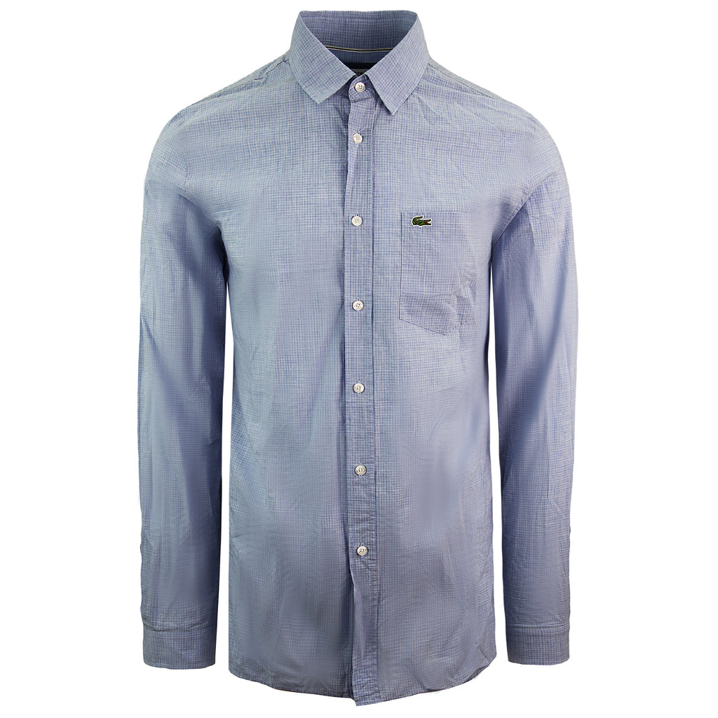 Lacoste Slim Fit Mens Blue Shirt