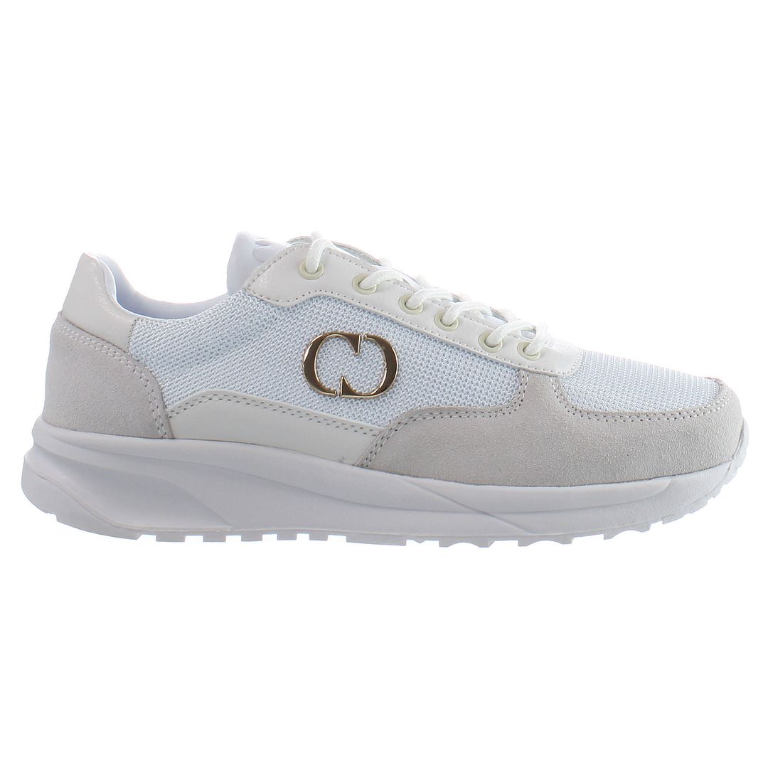 Criminal Damage Chase Mens White Trainers