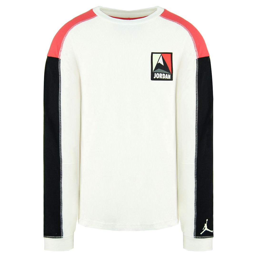 Nike Jordan Mens White Thermal Top