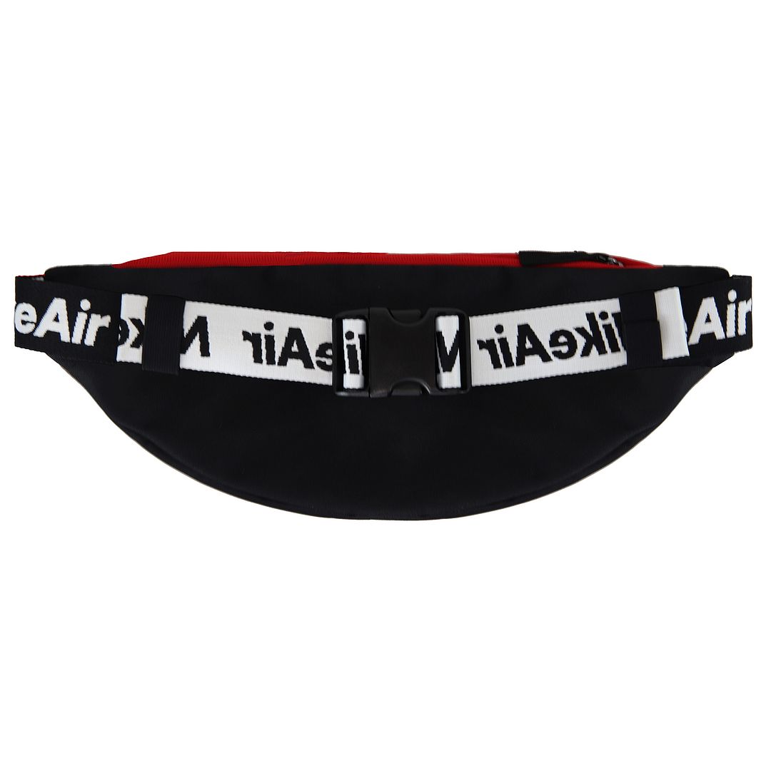 Nike Air Logo Mens Black/Red Waist Bag