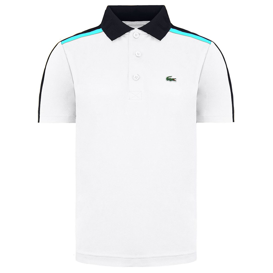 Lacoste Logo Kids White Polo Shirt