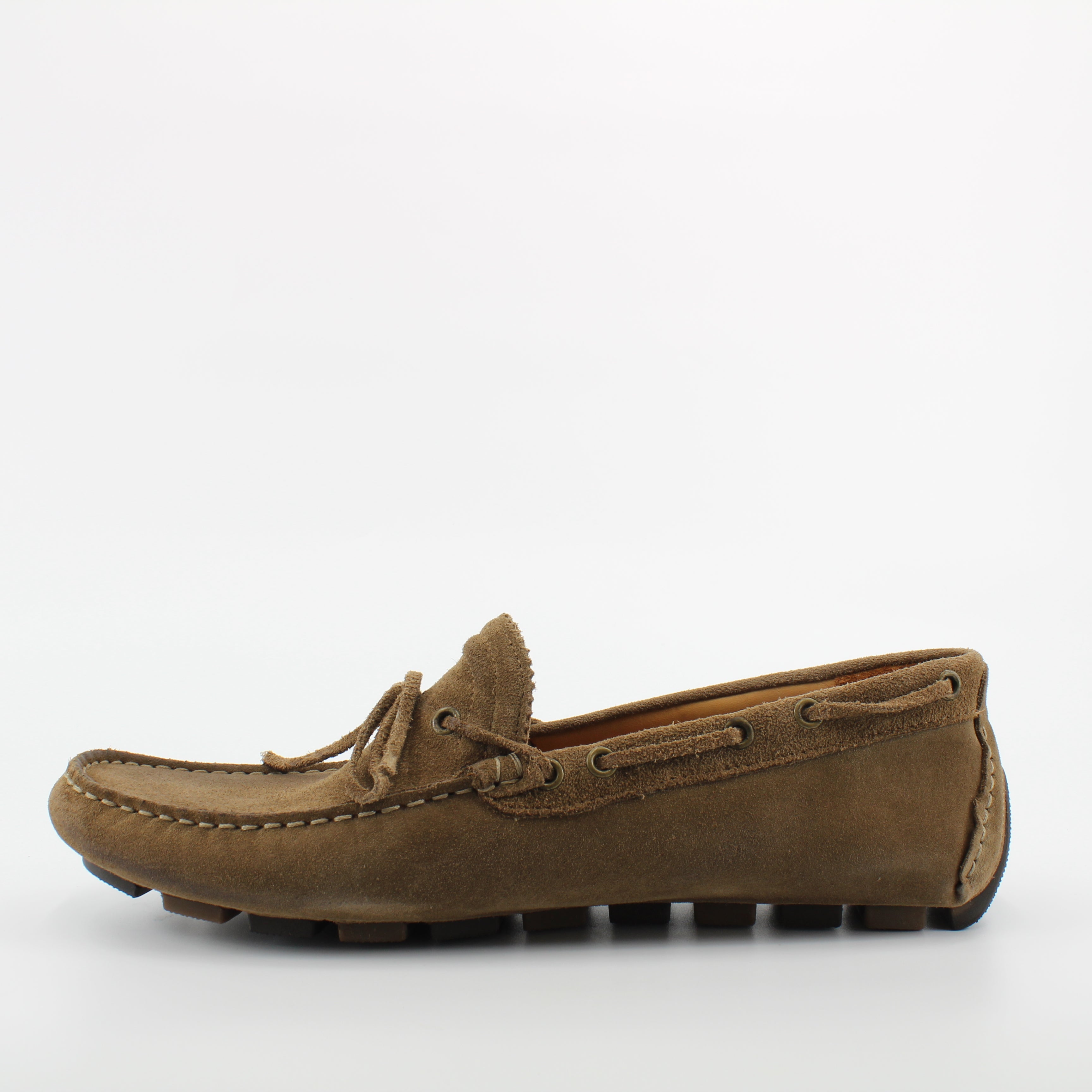 Eden Park Jalon Velours Brushed Sable Mens Brown Shoes