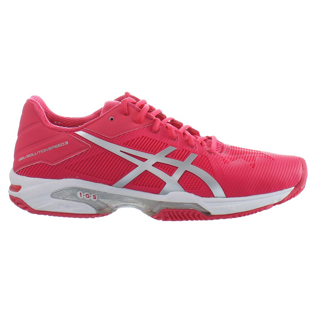 Asics Gel-Solution Speed 3 Clay Womens Pink Padel Shoes