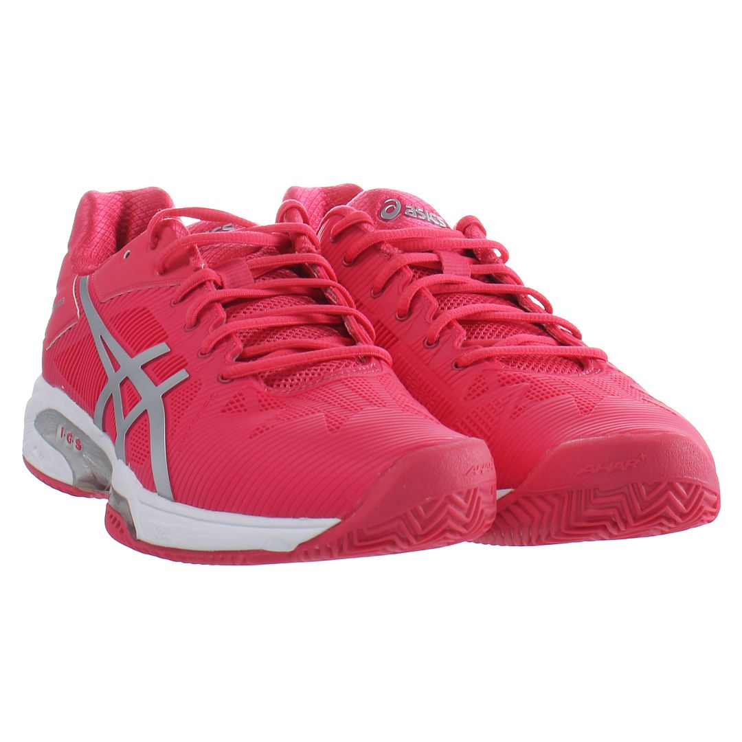 Asics Gel-Solution Speed 3 Clay Womens Pink Padel Shoes