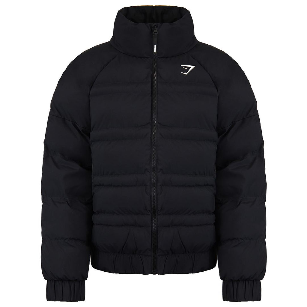 Gymshark Essential Mens Black Puffer Jacket