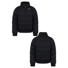 Gymshark Essential Mens Black Puffer Jacket