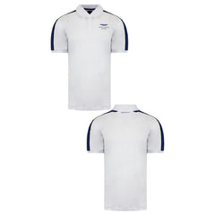 Hackett Aston Martin Racing Mens White Polo Shirt