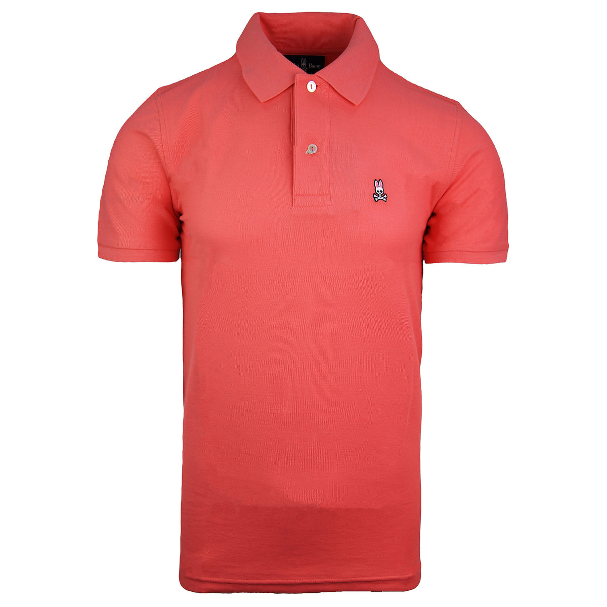 Psycho Bunny Mens Coral Polo Shirt