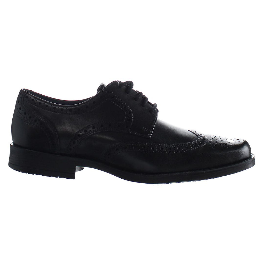 Hush Puppies Brace Brogue Mens Black Shoes