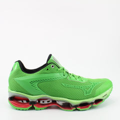 Mizuno Lamborghini Green Synthetic Unisex Lace Up Running Trainers J1GR1567 04