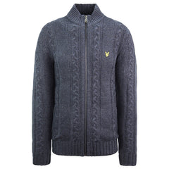 Lyle & Scott Cable Knit Mens Navy Sweater