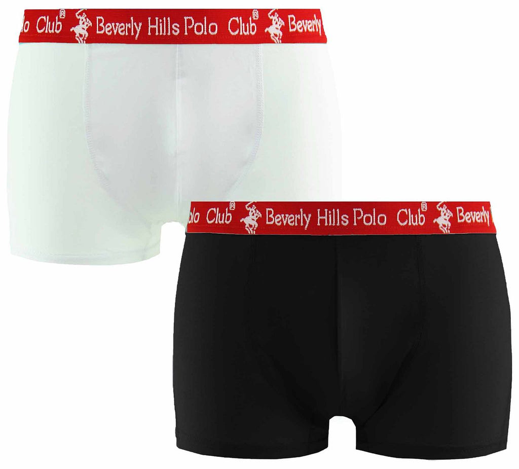 Beverly Hills Polo Club Mens 2-Pack Trunks