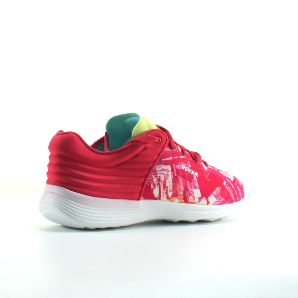 Reebok Skyscape Fuse Pink Textile Womens Lace Up Trainers M47905