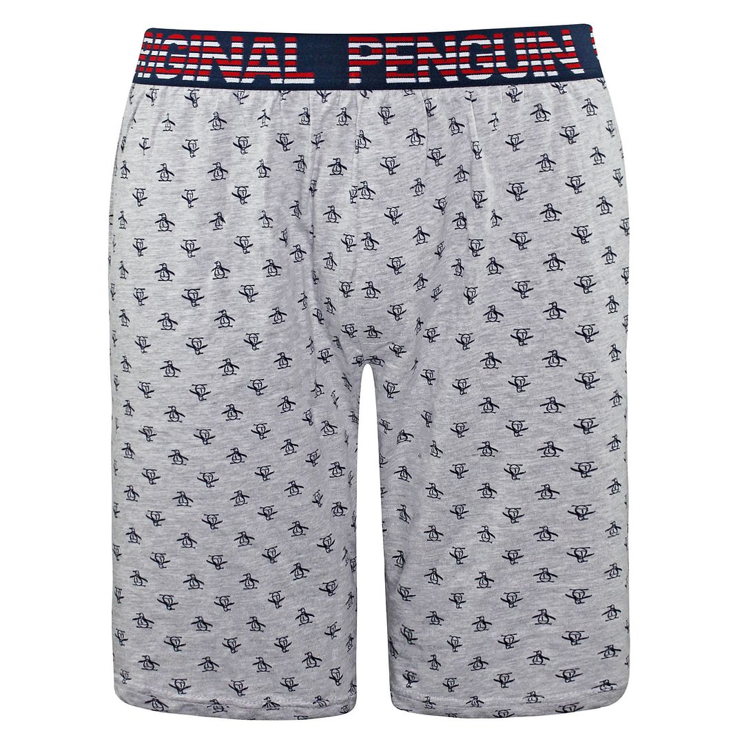 Original Penguin Lounge Mens Grey Jersey Shorts