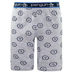 Original Penguin Pete Stamp Mens Grey Lounge Shorts