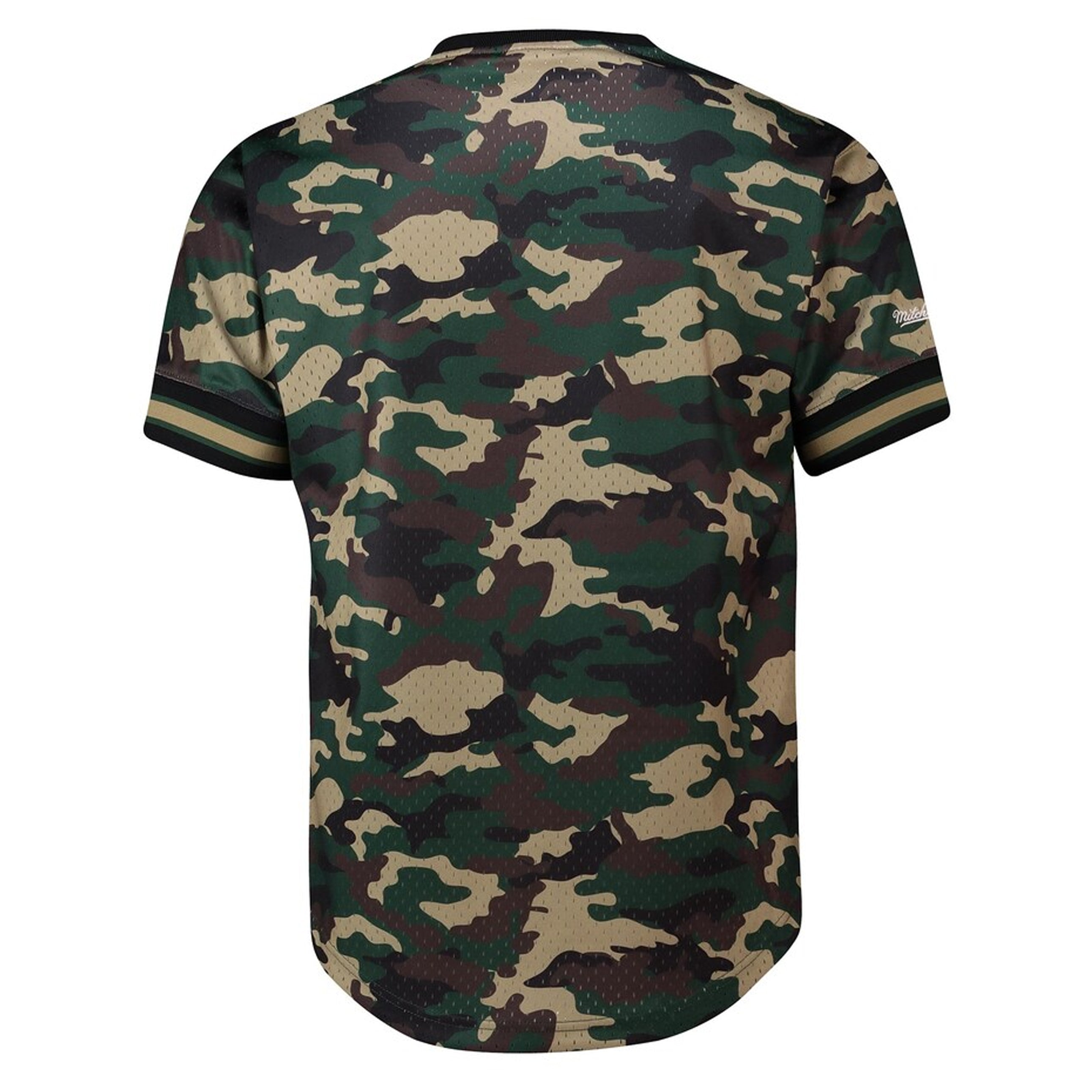 Mitchell & Ness NBA Detroit Pistons Mens Camo Mesh T-Shirt