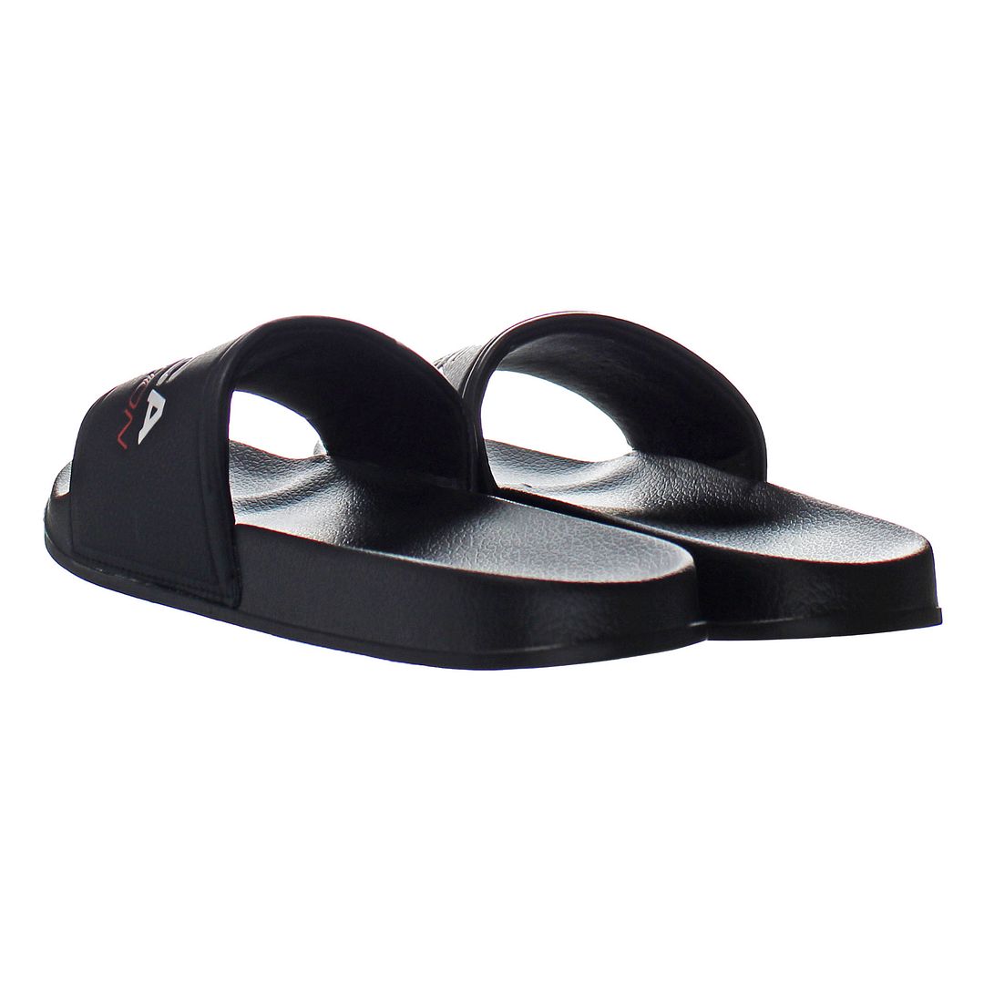 Nautica Grappo Mens Black Sliders