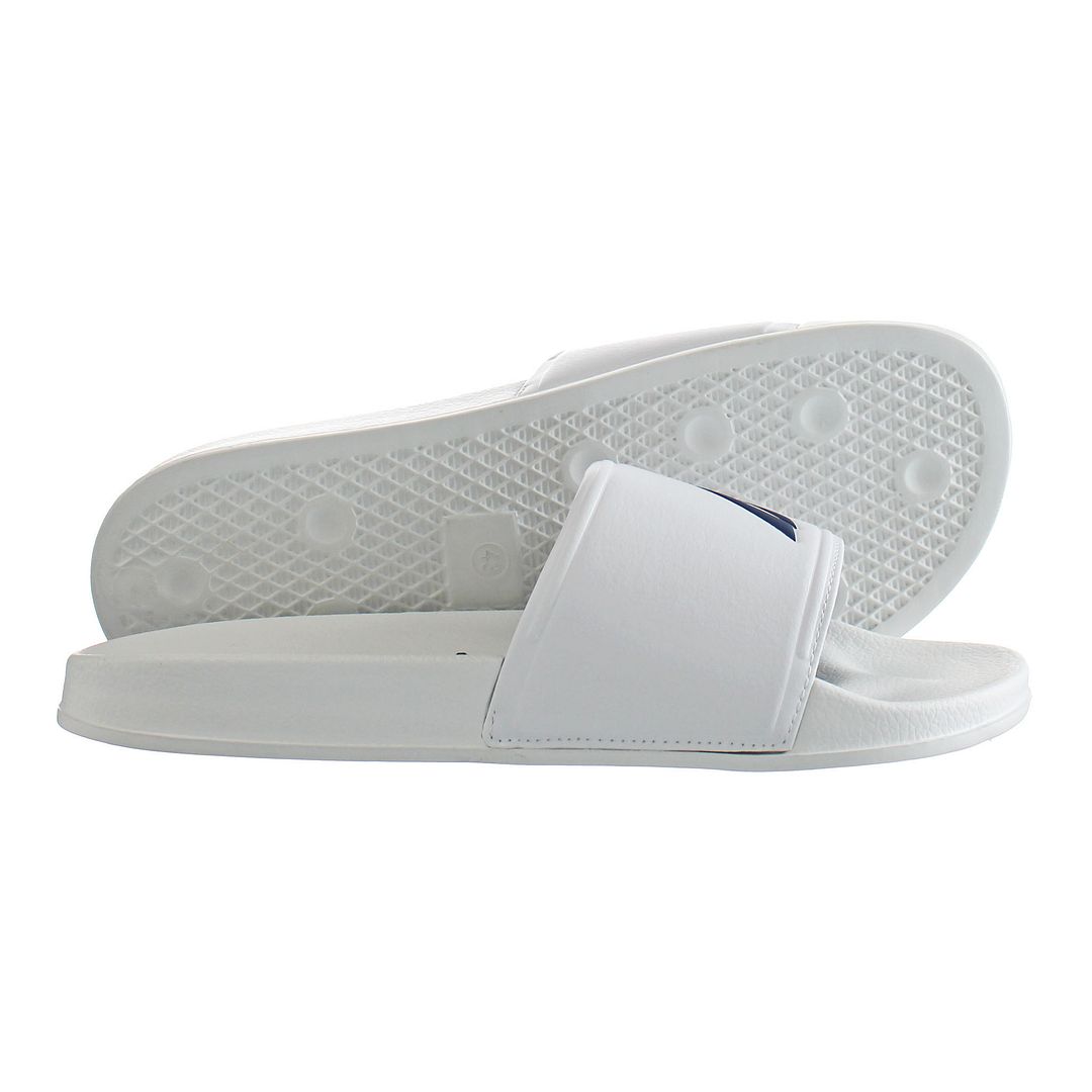 Nautica Habrour Mens White Sliders